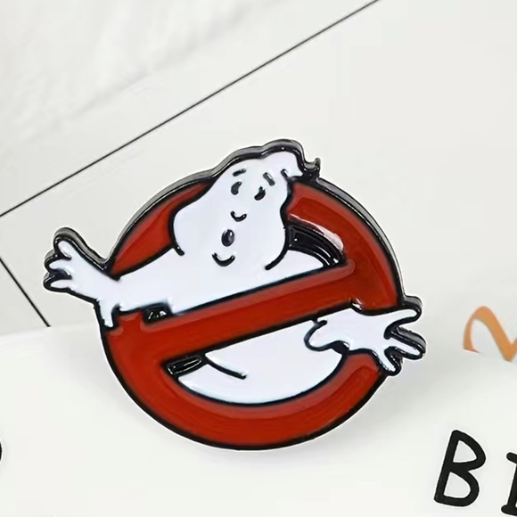 New Ghostbusters logo Pin Brooch - Picture 1 of 6